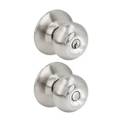 PROLOK - Cerradura Ovalada Pomo para Entrada Acero Inoxidable