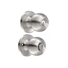 LOCK - Cerradura de Bola Pomo para Baño Acero Inoxidable