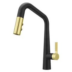 PFISTER - Griferia Lvp Monocont Asari Negra/Dorad