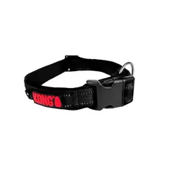 KONG - Collar Perro Medium Negro
