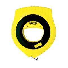 SURTEK - Cinta Métrica Larga Metálica 50 m x 13 mm Cuerpo ABS