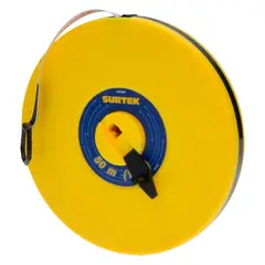 SURTEK - Cinta Métrica Fibra de Vidrio 50 m x 13 mm Cuerpo ABS