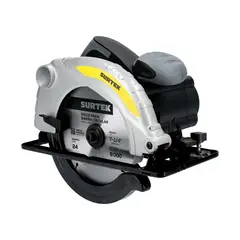 SURTEK - Sierra Circular 7.1/4 Pulgadas 1200 W 4500 Rpm Corte 0°-45°
