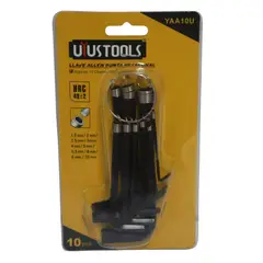 UYUSTOOLS - Juego de Llaves Allen 20 Piezas Punta Hex