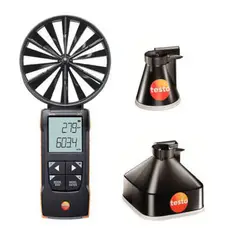 TESTO - Set Anemómetro de Molinete con Conos de Medición 417