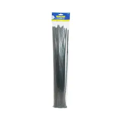SURTEK - Set x 25 Amarres Plásticos Negros 450 mm x 4.8 mm