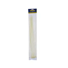 SURTEK - Set x 25 Amarres Plásticos Blancos 450 mm x 4.8 mm