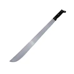 SURTEK - Machete Troquelado Recto 24'' Mango Color Negro