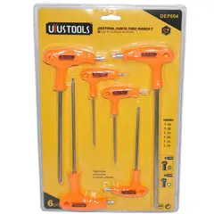 UYUSTOOLS - Juego de Destornilladores Torx en T 6 Piezas