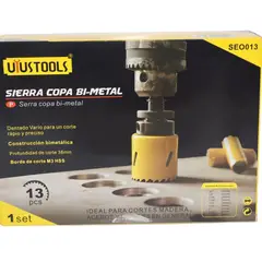 UYUSTOOLS - Juego de Sierras Copa Bimetal 13 Piezas