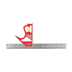 URREA - Escuadra de Combinación Magnética 12 Pulgadas Mango de Zamac