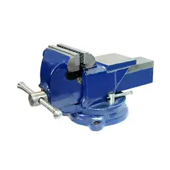 DISCOVER - Prensa Banco Giratoria Standard con Yunque Azul 75mm