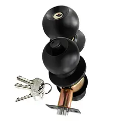 DISCOVER - Cerradura Pomo Alcoba Negro