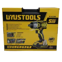 UYUSTOOLS - Llave de Impacto Inalámbrica Cuadrante 1/2 Pulgada