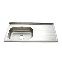 GENERICO - Lavaplatos Acero Inoxidable Poceta Izquierda 1 * 0.52 Mts