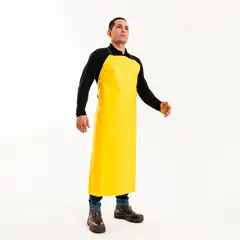 undefined - Delantal Impermeable Liviano (0.70x1.10) Pvc -amarillo