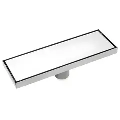 CCOL - Rejilla Rectangular Piso Invisible 30x10 Satinada Sin Borde