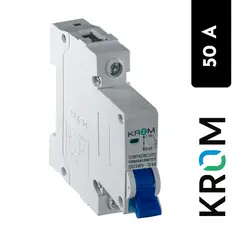KROM - Breaker Unipolar 50A 10KA de Riel