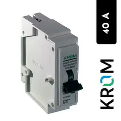 KROM - Breaker Unipolar 40A 10KA Enchufable