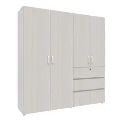 MADERKIT - Closet Florencia 200X190X50Cm Niebla Blanco