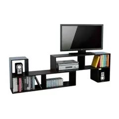 JKASSEM - Mesa para TV en Forma de L 110X50X30Cm Wengue