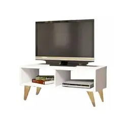 JKASSEM - Mesa para TV Moderno 110X40X30Cm Blanco