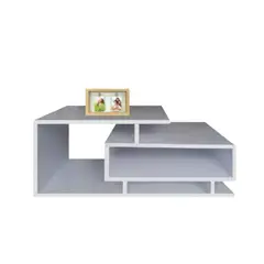 JKASSEM - Mesa Auxiliar 33X50X75Cm Blanco