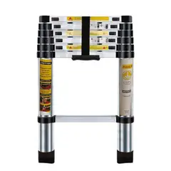 TRIPLE CLEAN - Escalera 2 m 7 P Telescópica Aluminio 150 kg