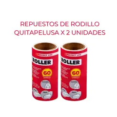 TRIPLE CLEAN - Repuesto Rodillo Quita Pelusas X 2