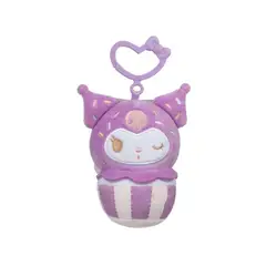 HELLO KITTY - Peluche Llavero de Colección 10 cm - Kuromi Lila