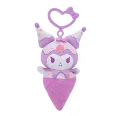 HELLO KITTY - Peluche Llavero Coleccionable 10 cm Kuromi Cono