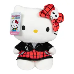 HELLO KITTY - Peluche Coleccionable Red Punks 20 cm Moño Rojo