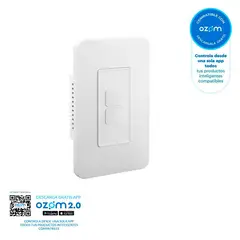 VTA PLUS - Interruptor Doble Inteligente Ecko Blanco