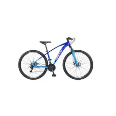 GW - Bicicleta Titan De Montaña 3*7 En Acero Azul