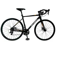 PROFIT - Bicicleta Astoria De Ruta 2*8 700 En Aluminio Negro Dorado