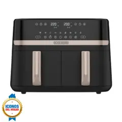 BLACK+DECKER - Freidora de aire Purifry 9L doble cesta AFBD92-1BDLA