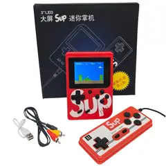 undefined - Mini Consola Sup 400 Juegos en 1 + Control Roja