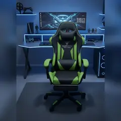 MAXPLAYGT - Silla Gamer Vibracion Lumbar Full Negro