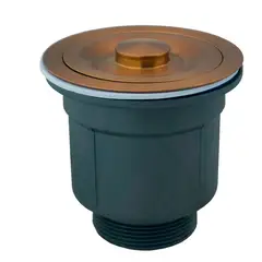 GRIFOS CENTER - Canastilla De Lavaplatos En Acero Inoxidable Oro Rosa 1 1/2 Pulg