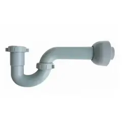 GRIFOS CENTER - Sifón En P Para Lavaplatos Plástico Gris