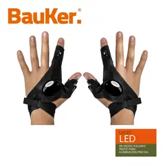 BAUKER - Luz Led Con Guante Ideal Para Trabajos Manuales