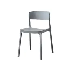 VIRTUAL MUEBLES - Silla Monaco gris Oscuro con Espaldar