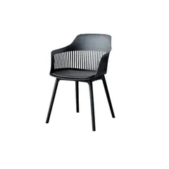 VIRTUAL MUEBLES - Silla con Cojin Max negro con Espaldar