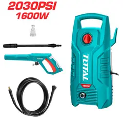 TOTAL - Hidrolavadora 1600W 2030PSI 140bar 5.5l/Min 110V/60Hz + Accesorios