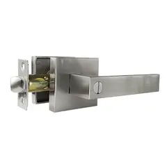 KL SECURITY - Cerradura Manija Bano Plata 120 Kl