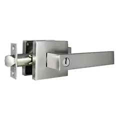 KL SECURITY - Cerradura Manija Entrada Plata 120 Kl