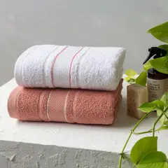 undefined - Toalla Set de 2 Und Casa Bonita 400gr 70x140 cm Negro