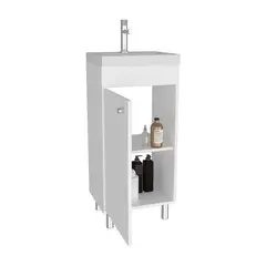 RTA DESIGN - Mueble de Baño Rivera 84x40x32 Rta Blanco Mqz