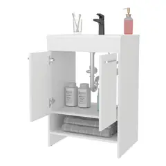 RTA DESIGN - Mueble Para Lavamanos Lorenzo 60 A Piso 88X60X45 Rta Blanco
