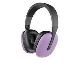 KLIP XTREME - Audífonos Diademas Bluetooth Contraruido Micrófono 3.5mm 2.4ghz Púrpura Morado